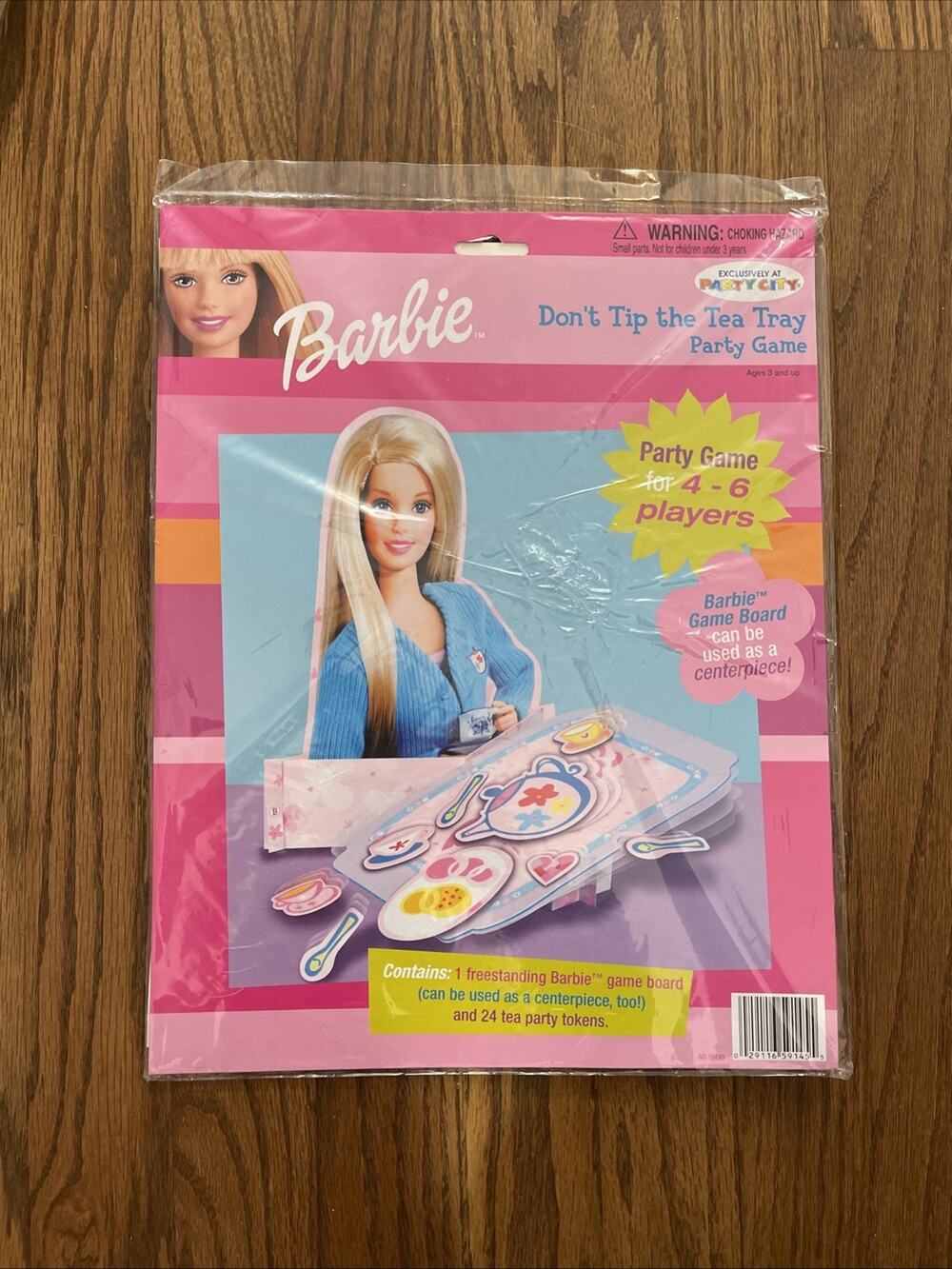 Barbie Party Game Don’t Tip The Tea Tray Brand New Birthday Party Tea Party Game